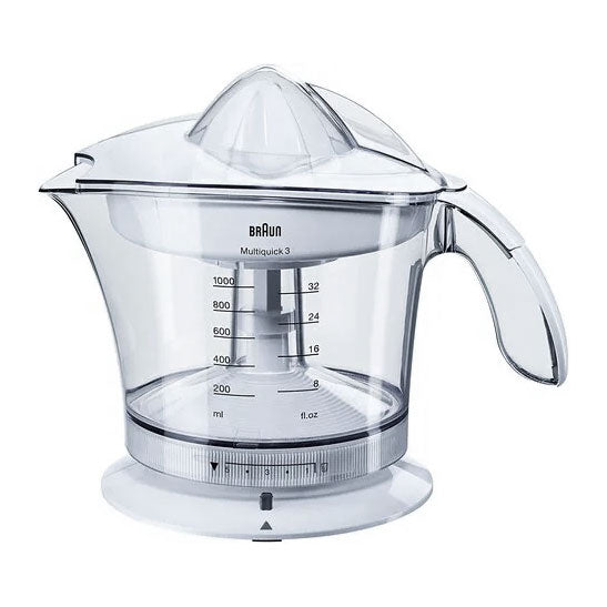 Braun Press Citrus Juicer CitromaticKitchen AppliancesBraun Press Citrus Juicer Citromatic 2-Way Rotation The 2-way rotation feature ensures that you get the maximum amount of juice from your citrus fruits, extracting every last drop of goodness. Large 1L